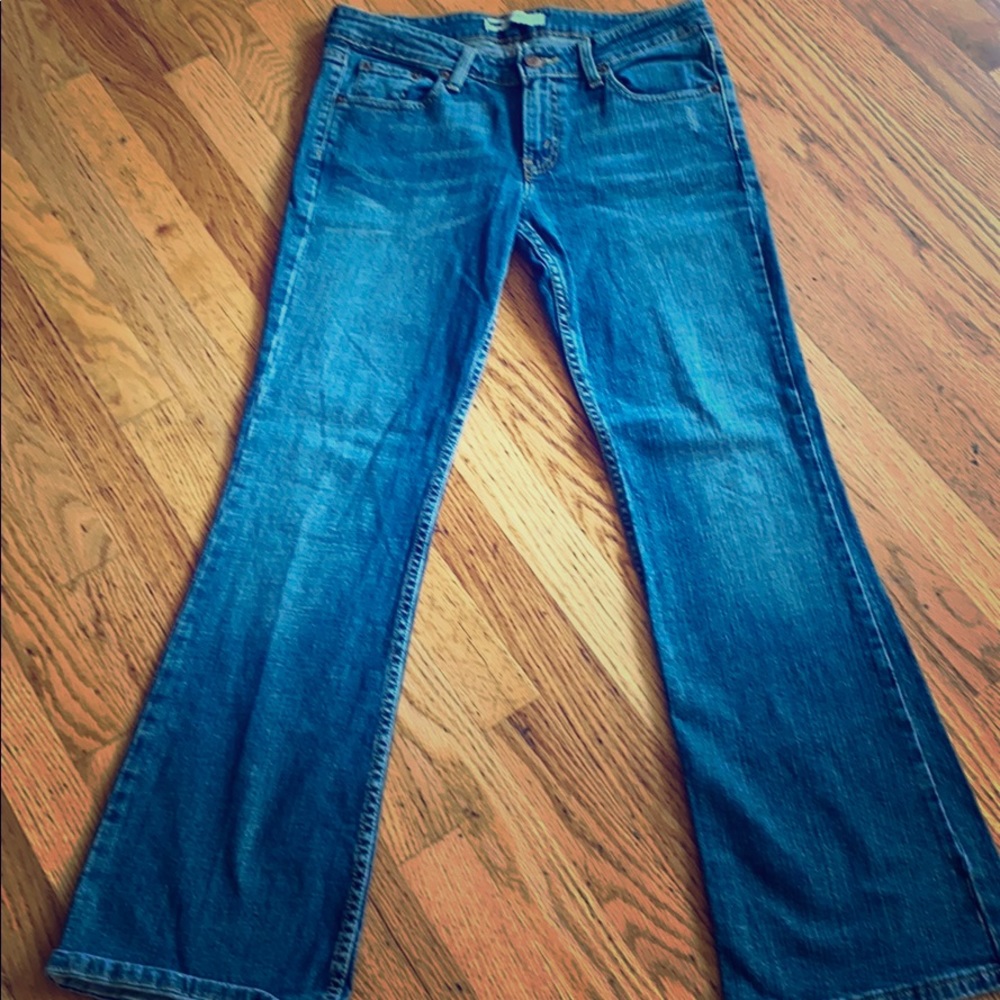 Levi’s 518 super low rise flare jeans size 9